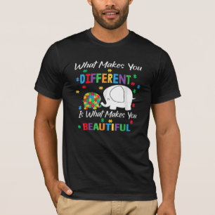 Camiseta Lo que te hace diferente hijo de autismo para madr