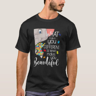 Camiseta Lo que te hace diferente madre elefante hijo de au