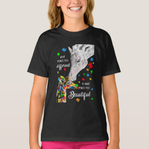 Camiseta Lo que te hace diferente te hace hermoso