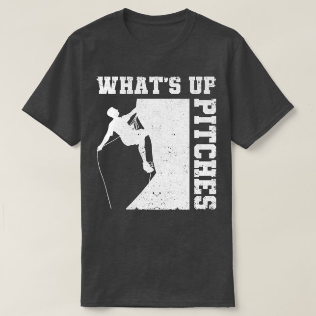 Camiseta Lo que toca a los graciosos montañistas del rock (Diseño del anverso)