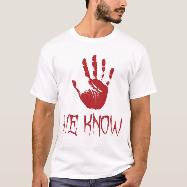 Camiseta Lo sabemos (Anverso)