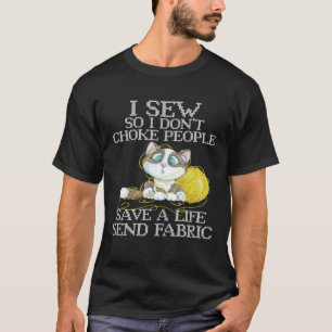 Camiseta Lo Sew, así que no ahogo a la gente salva una vida