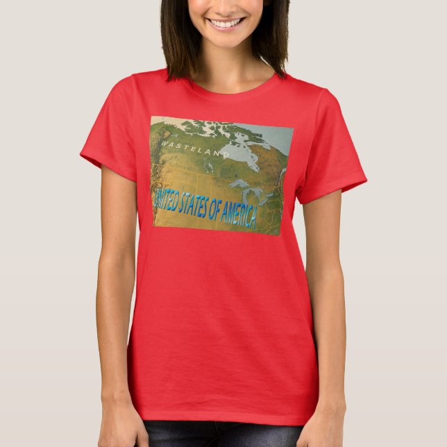 Camiseta Lo siento Camisas rojas de Canadá (Anverso)