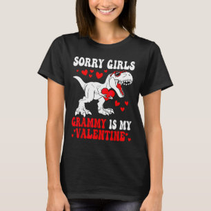 Camiseta Lo siento chicas Grammy es mi dinosaurio del día d