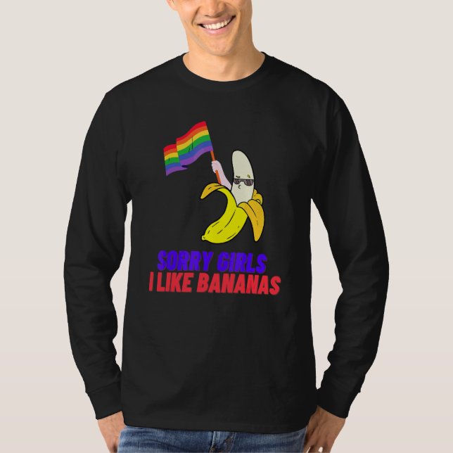 Camiseta Lo Siento Chicas Me Gusta El Movimiento Bananas Lg (Anverso)