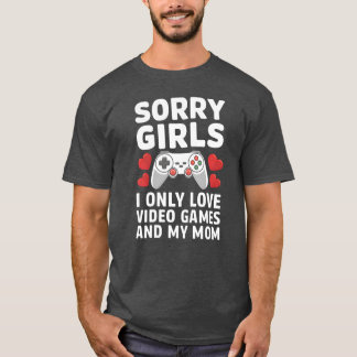 Camiseta Lo siento chicas videojuegos y mamá amiga Premium