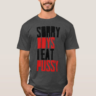 Camiseta lo siento chicos como coño vintage