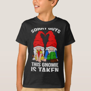 Camiseta Lo siento chicos este gnomo está ocupado día de Sa