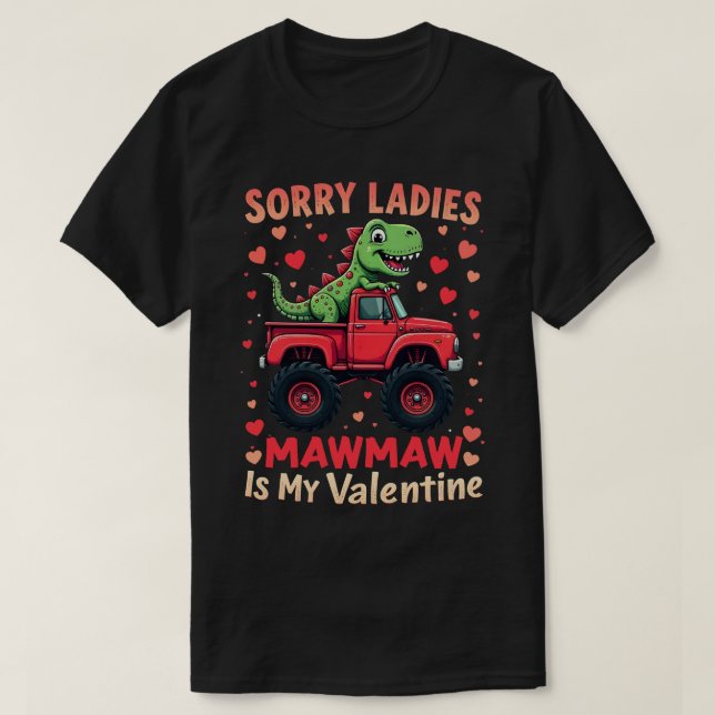 Camiseta Lo siento Damas Mawmaw es mi San Valentín (Diseño del anverso)