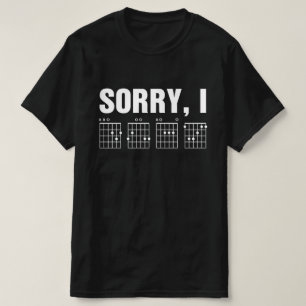 Camiseta Lo siento, DGAF Divertido mensaje oculto Coros de