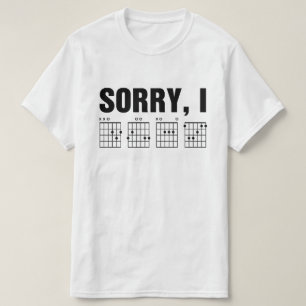 Camiseta Lo siento, DGAF Divertido mensaje oculto Coros de 