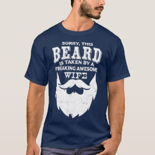 Camiseta Lo siento, esta barba la toma un asombroso Wi