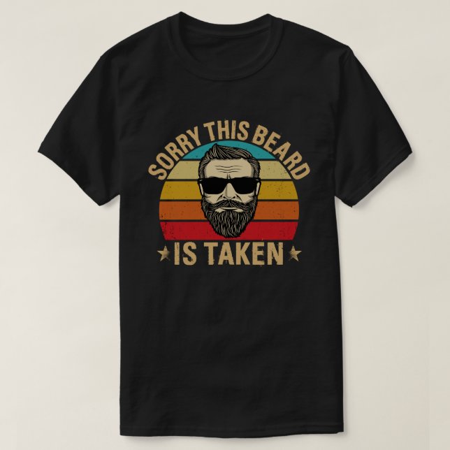 Camiseta Lo siento, esta barba se lleva regalo Día de San V (Diseño del anverso)