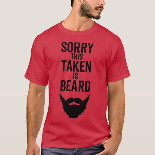 Camiseta Lo siento, esta barba se toma 1