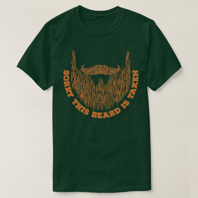 Camiseta Lo siento, esta barba se toma 146 (Diseño del anverso)