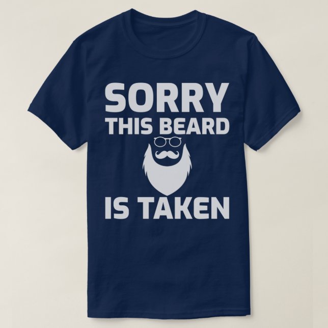 Camiseta Lo siento, esta barba se toma 7 1 (Diseño del anverso)