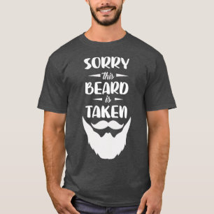 Camiseta Lo siento, esta barba se toma a los hombres con ba