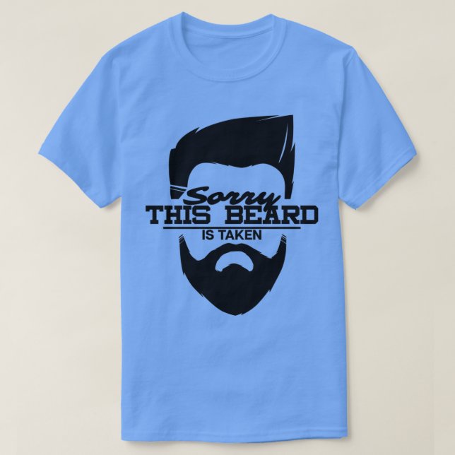 Camiseta Lo siento, esta barba se toma un regalo divertido  (Diseño del anverso)