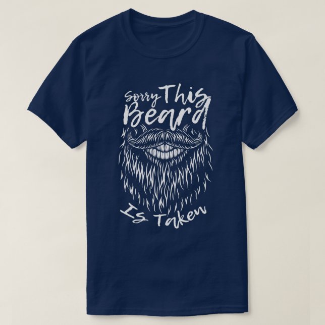 Camiseta Lo Siento, Esta Barba Se Toma Una Graciosa Barba V (Diseño del anverso)
