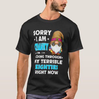Camiseta Lo siento, estoy gruñón, estoy pasando por mis ter