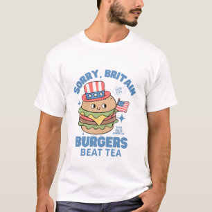 Camiseta Lo siento, Gran Bretaña, las hamburguesas golpean 