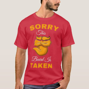 Camiseta Lo siento hombres esta barba se tomó 2