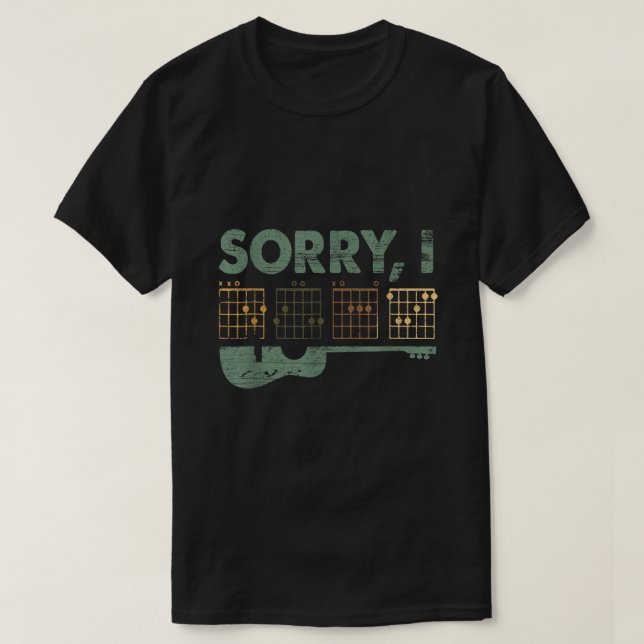 Camiseta Lo siento IDGAF Divertido mensaje oculto Coros de  (Diseño del anverso)