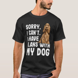Camiseta Lo siento Je De Projects Avec Mon Cocker Spaniel F