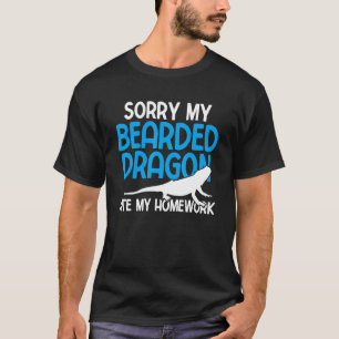 Camiseta Lo siento Lizard Ate mi mamá de la lagartija de mi
