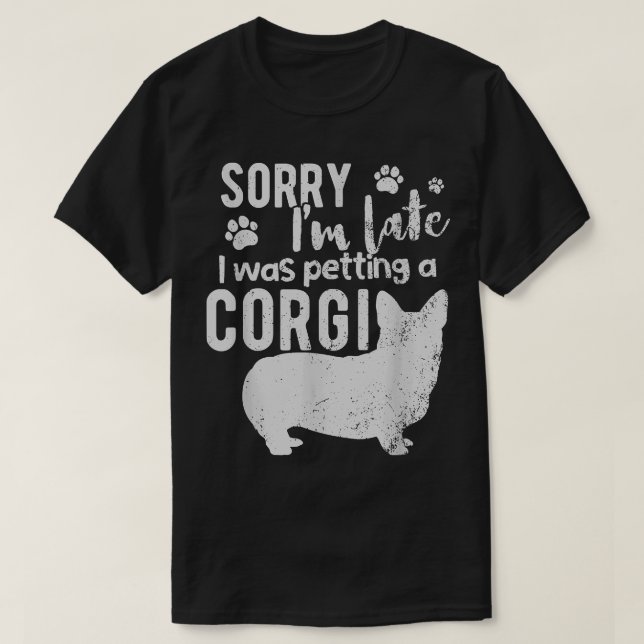 Camiseta Lo siento, llego tarde (Diseño del anverso)