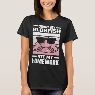 Camiseta Lo Siento, Mi Blobfish Se Comía Mi Blobfish Domést