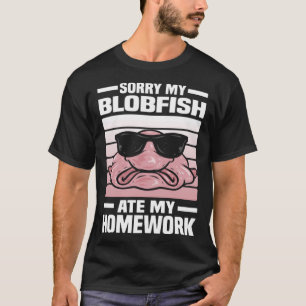 Camiseta Lo Siento, Mi Blobfish Se Comía Mi Blobfish Domést