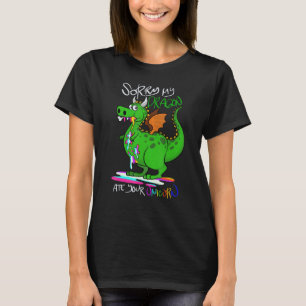 Camiseta lo siento mi dragón se comió su unicornio unicorni