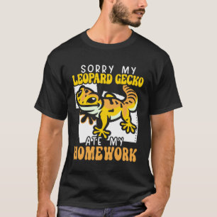 Camiseta Lo Siento, Mi Gecko Leopardo Se Comía Mi Gec Leopa