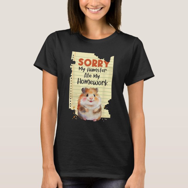 Camiseta Lo siento, mi martillo se comió mi casa - Animal d (Anverso)