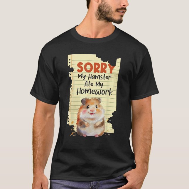 Camiseta Lo siento, mi martillo se comió mi casa - Animal d (Anverso)