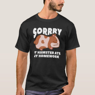 Camiseta Lo siento, mi martillo se comió mi casa, cerdo gui