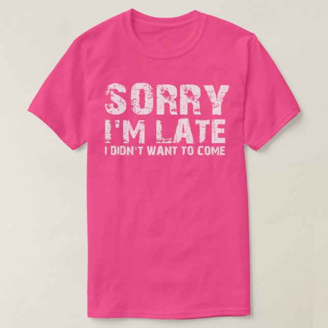 Camiseta Lo siento mucho (Diseño del anverso)