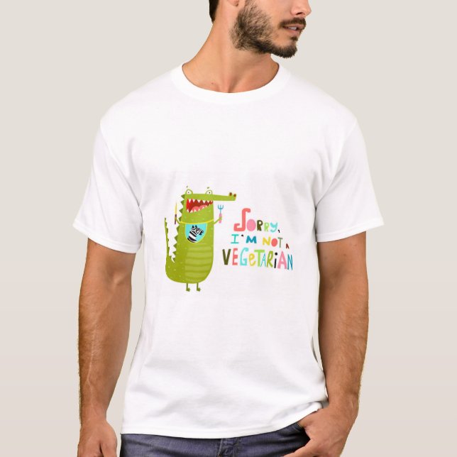 Camiseta Lo Siento No Es Vegetario (Anverso)