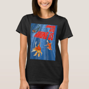 Camiseta Lo siento, no estaba escuchando, estaba pensando e