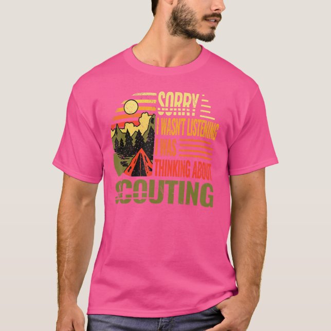 Camiseta Lo siento, no estaba explorando de forma retro cam (Anverso)