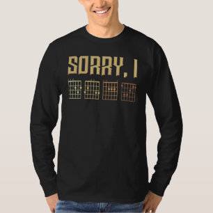 Camiseta Lo siento, no me importa Acordes de Guitarra Músic