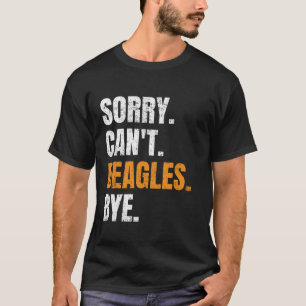 Camiseta Lo siento no puede beagles adiós Mascota perro ret