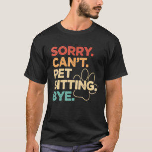 Camiseta Lo siento, no puedo acariciar Silla junto a cuidad
