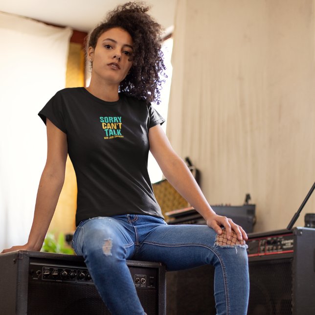 Camiseta Lo siento no puedo hablar de cirugía de mandíbula (Subido por el creador)