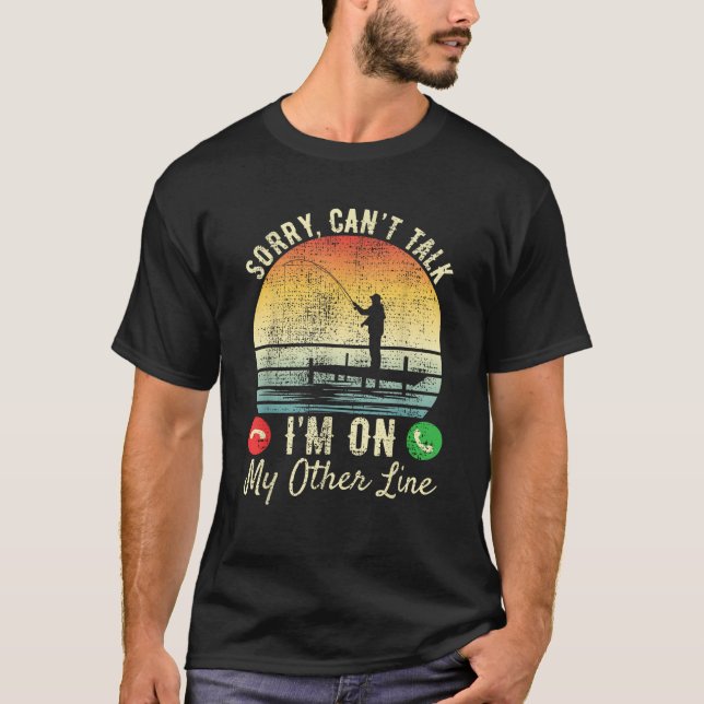 Camiseta Lo siento no puedo hablar de mi otra línea Reel Gu (Anverso)