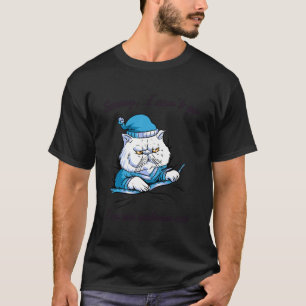 Camiseta Lo siento, no puedo ir, soy un gato indoor diverti