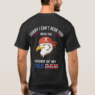 Camiseta Lo siento, no puedo oírte sobre el sonido de mi li