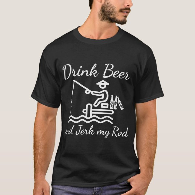 Camiseta Lo siento. No puedo. Pescar. Adiós. arcoíris (Anverso)