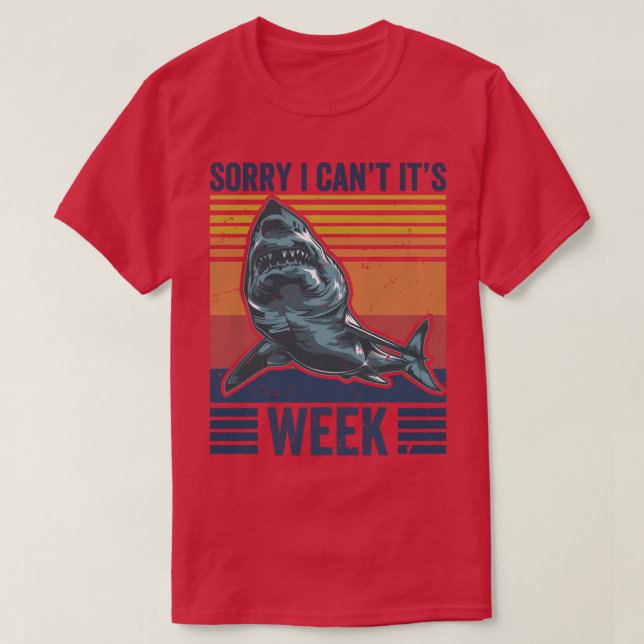 Camiseta Lo siento, no puedo ser la semana divertida del am (Diseño del anverso)